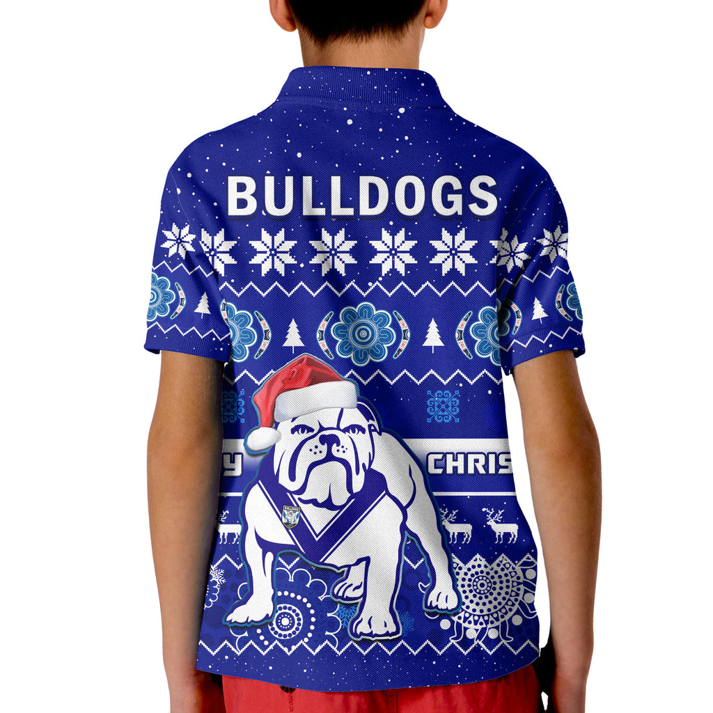 bulldogs-rugby-christmas-polo-shirt-berries-merry-xmas-aboriginal-art