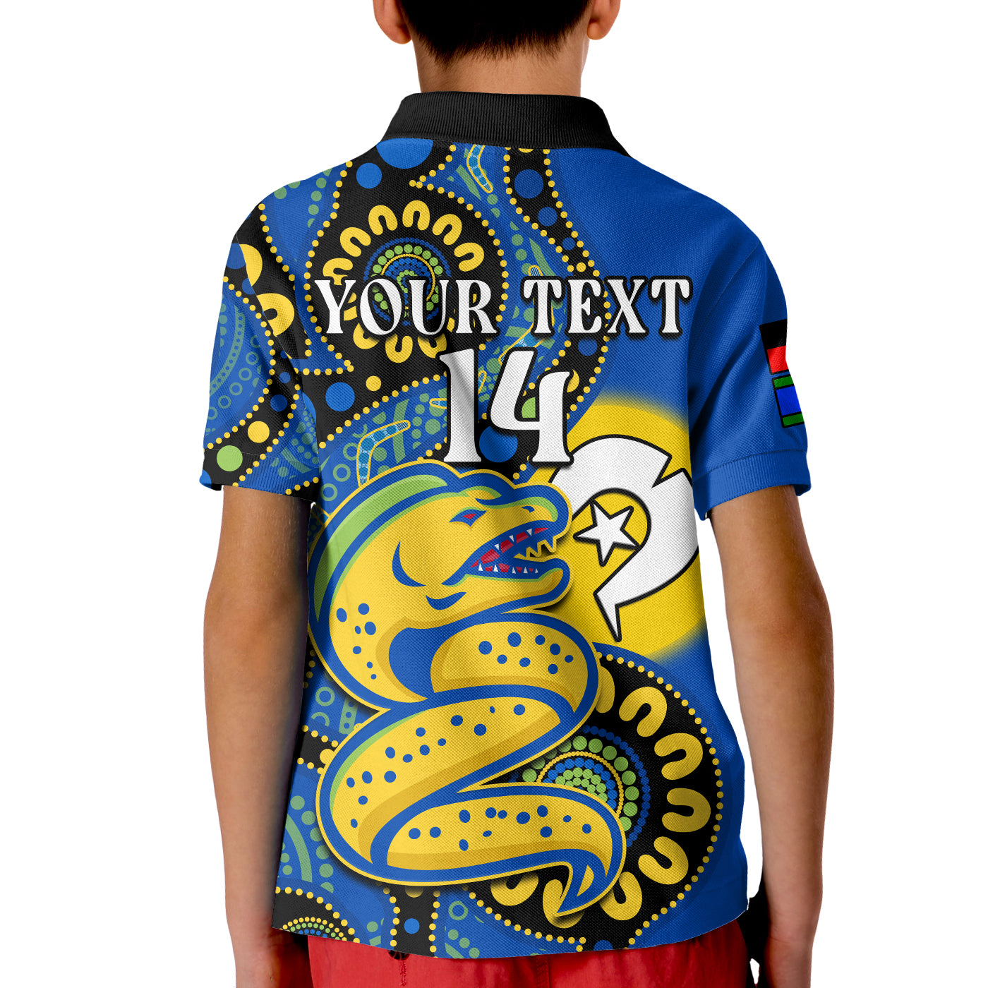 custom-text-and-number-eels-rugby-naidoc-2023-polo-shirt-kid-for-our-elders-aboriginal