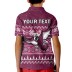custom-personalised-sea-eagles-rugby-polo-shirt-kid-indigenous-silvertails-merry-christmas
