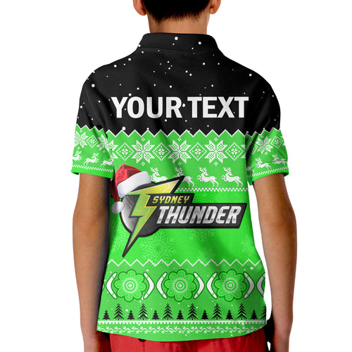 custom-personalised-thunder-cricket-polo-shirt-aboriginal-merry-christmas