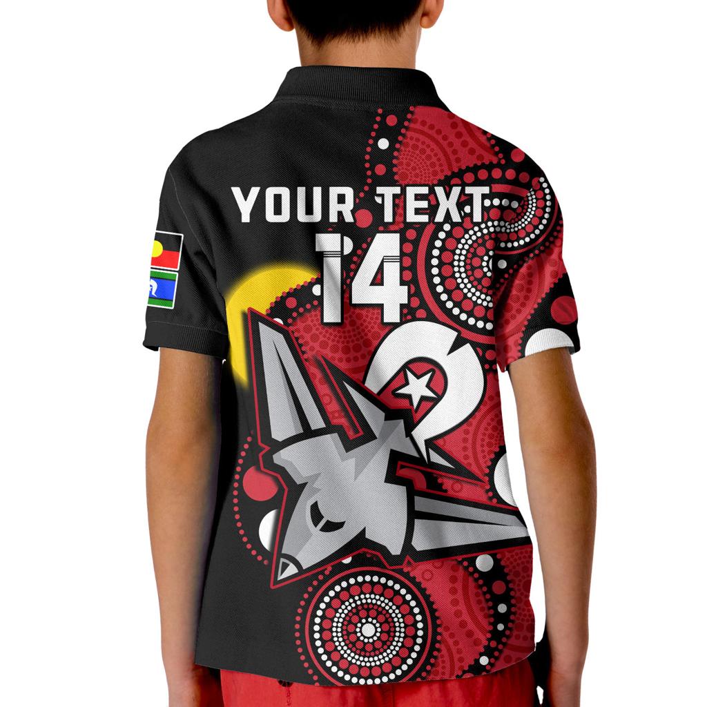 custom-text-and-number-essendon-football-naidoc-2023-polo-shirt-kid-bombers-for-our-elders-indigenous-art
