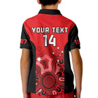 custom-text-and-number-south-australia-cricket-2023-polo-shirt-kid-west-end-redbacks-sheffield-shield-indigenous