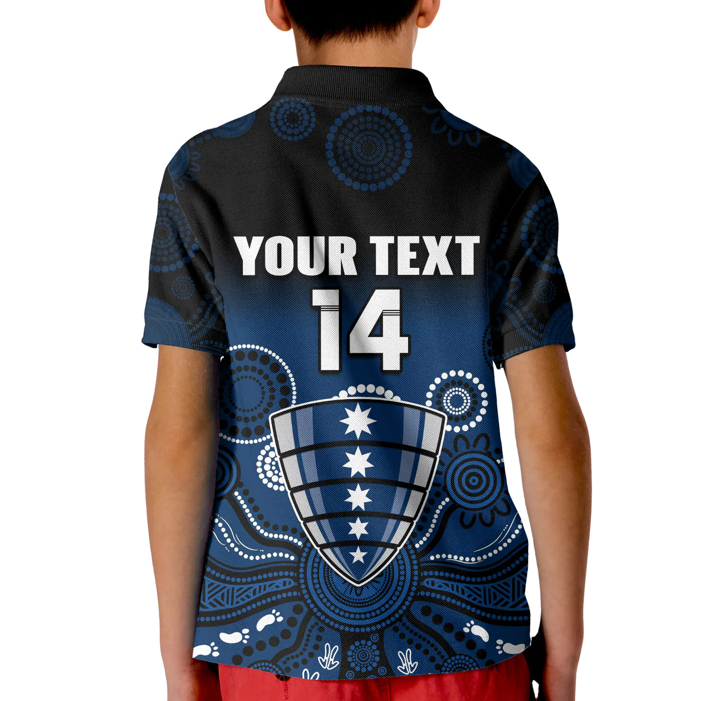 custom-text-and-number-melbourne-rebels-rugby-polo-shirt-kid-gradient-aboriginal