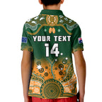 custom-text-and-number-australia-rugby-polo-shirt-kid-wallabies-kangaroo-green-aboriginal