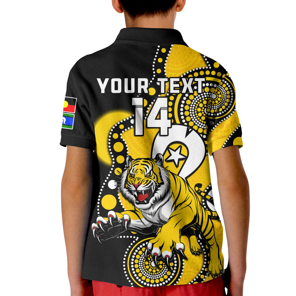 custom-text-and-number-richmond-football-naidoc-2023-polo-shirt-tigers-for-our-elders-indigenous-art