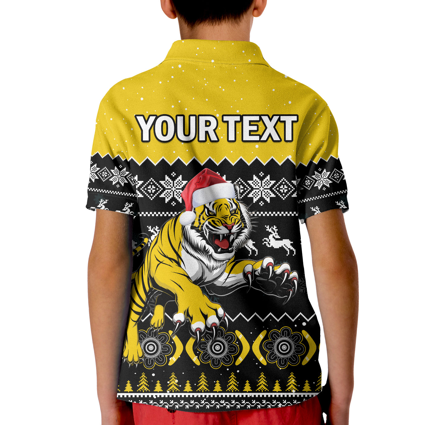 custom-personalised-richmond-football-polo-shirt-tigers-indigenous-merry-christmas