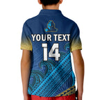 custom-text-and-number-gold-coast-titans-rugby-polo-shirt-kid-pasifika-gradient-polynesian-pattern