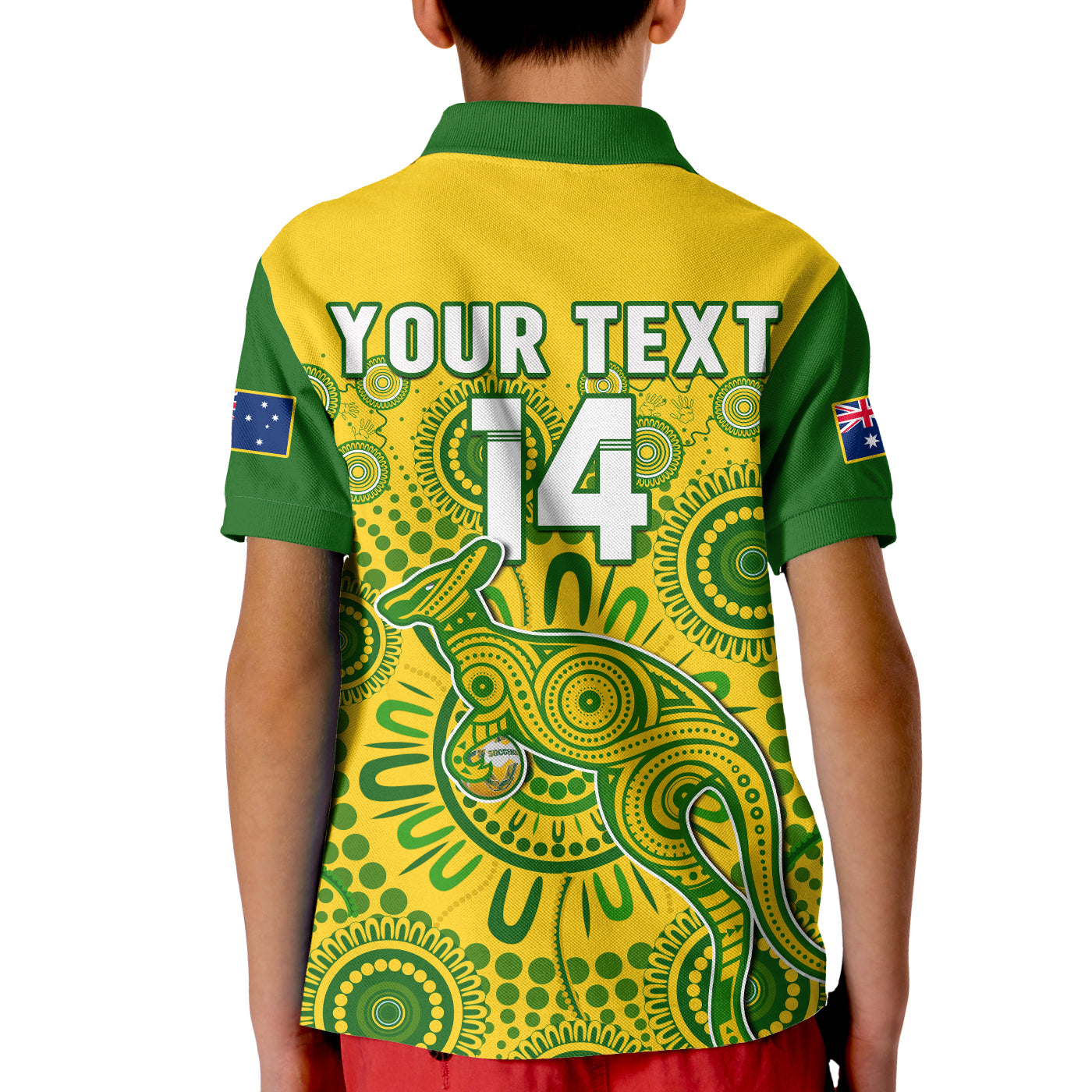 custom-text-and-number-australia-soccer-polo-shirt-socceroos-kangaroo-aussie-indigenous-national-color