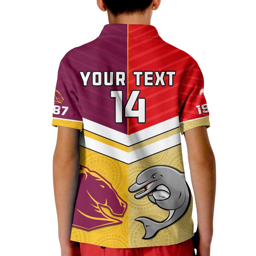custom-text-and-number-dolphins-mix-broncos-rugby-polo-shirt-kid-indigenous-art