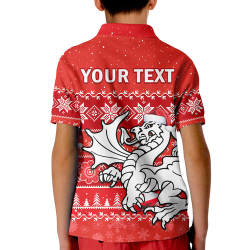custom-personalised-dragons-rugby-polo-shirt-kid-indigenous-st-george-illawarra-merry-christmas