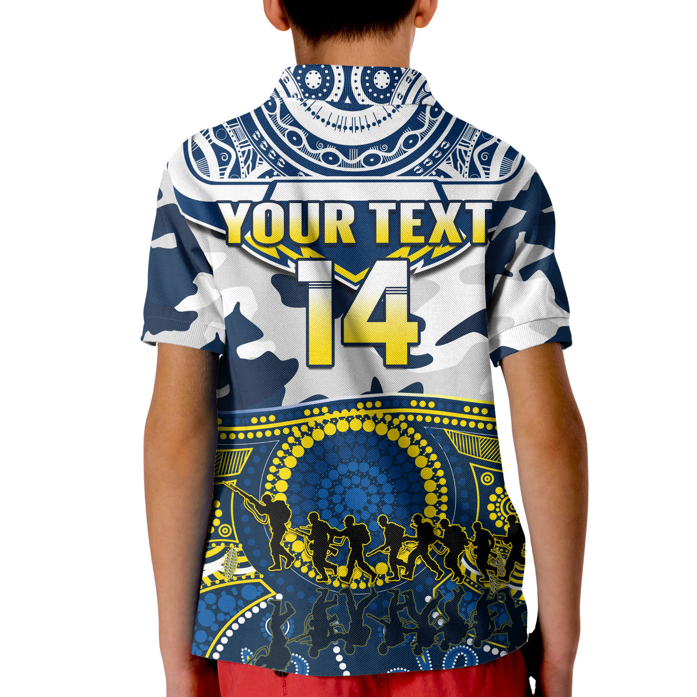 custom-text-and-number-cowboys-rugby-anzac-polo-shirt-kid-indigenous-poppy-mix-camouflage