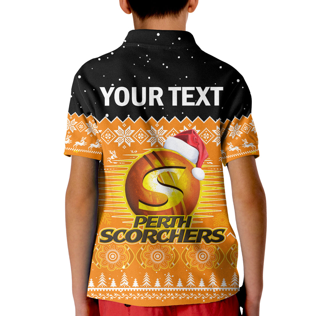 custom-personalised-perth-scorchers-cricket-polo-shirt-kid-aboriginal-merry-christmas