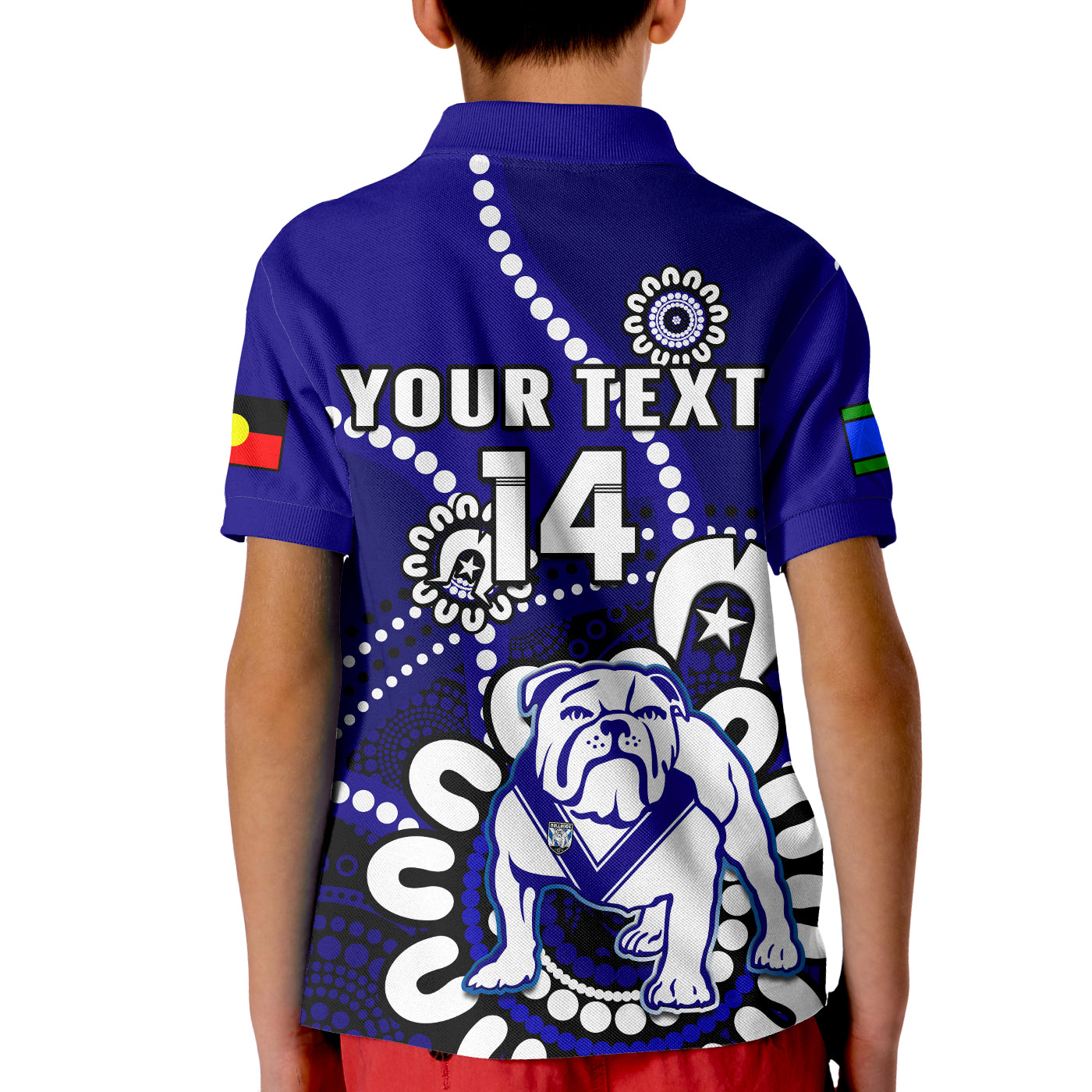 custom-text-and-number-bulldogs-rugby-naidoc-2023-polo-shirt-kid-for-our-elders-aboriginal