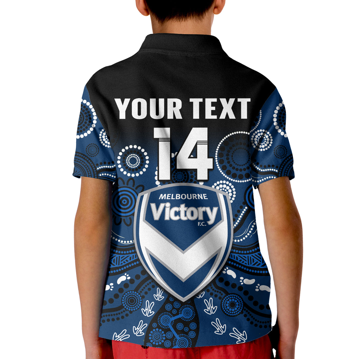 custom-text-and-number-melbourne-victory-football-polo-shirt-kid-aboriginal-art