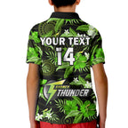 custom-text-and-number-sydney-thunder-cricket-polo-shirt-aboriginal-art-mix-tropical-flowers