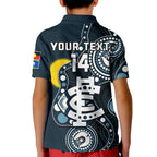 custom-text-and-number-carlton-football-naidoc-2023-polo-shirt-kid-blues-for-our-elders-indigenous-art