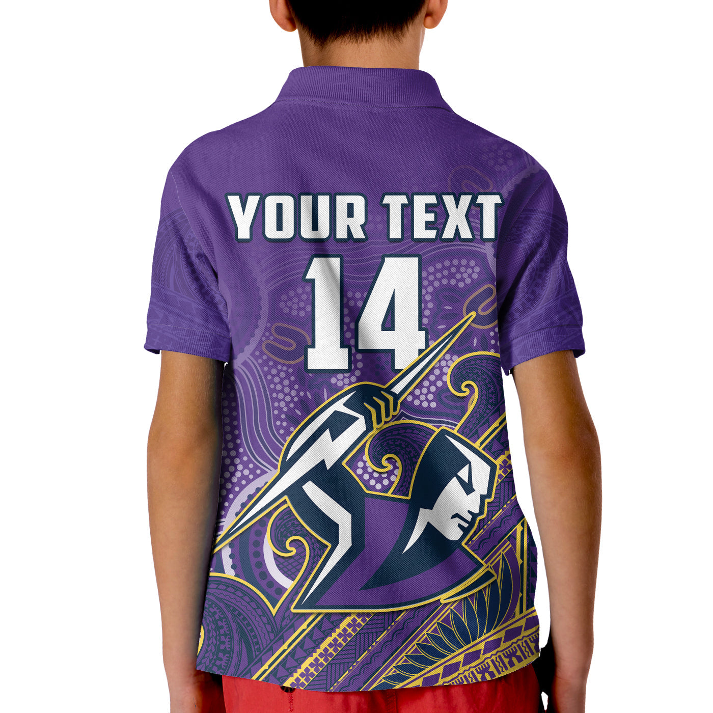 custom-text-and-number-storm-rugby-polo-shirt-kid-melbourne-pasifika-aboriginal-gradient-polynesian