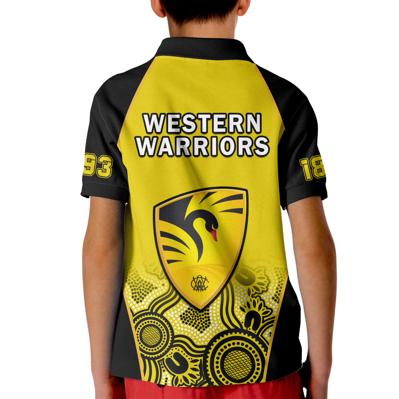 western-australia-cricket-2023-polo-shirt-kid-warriors-sheffield-shield-indigenous