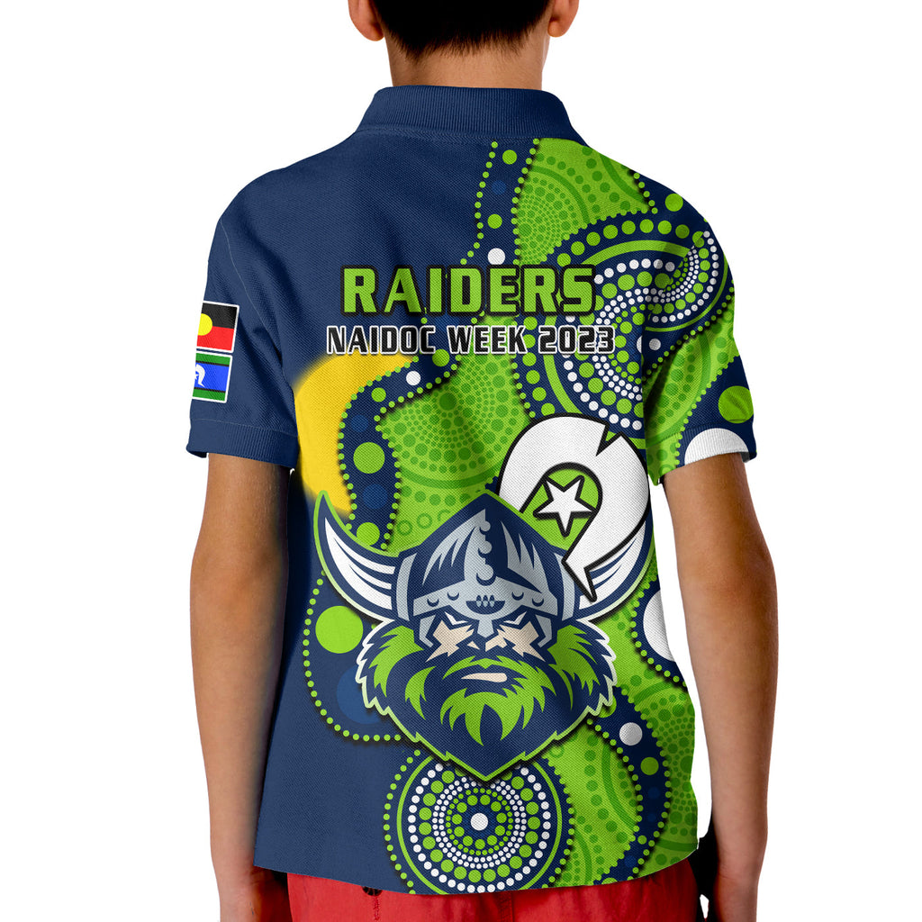 raiders-rugby-naidoc-2023-polo-shirt-kid-canberra-for-our-elders-indigenous-art