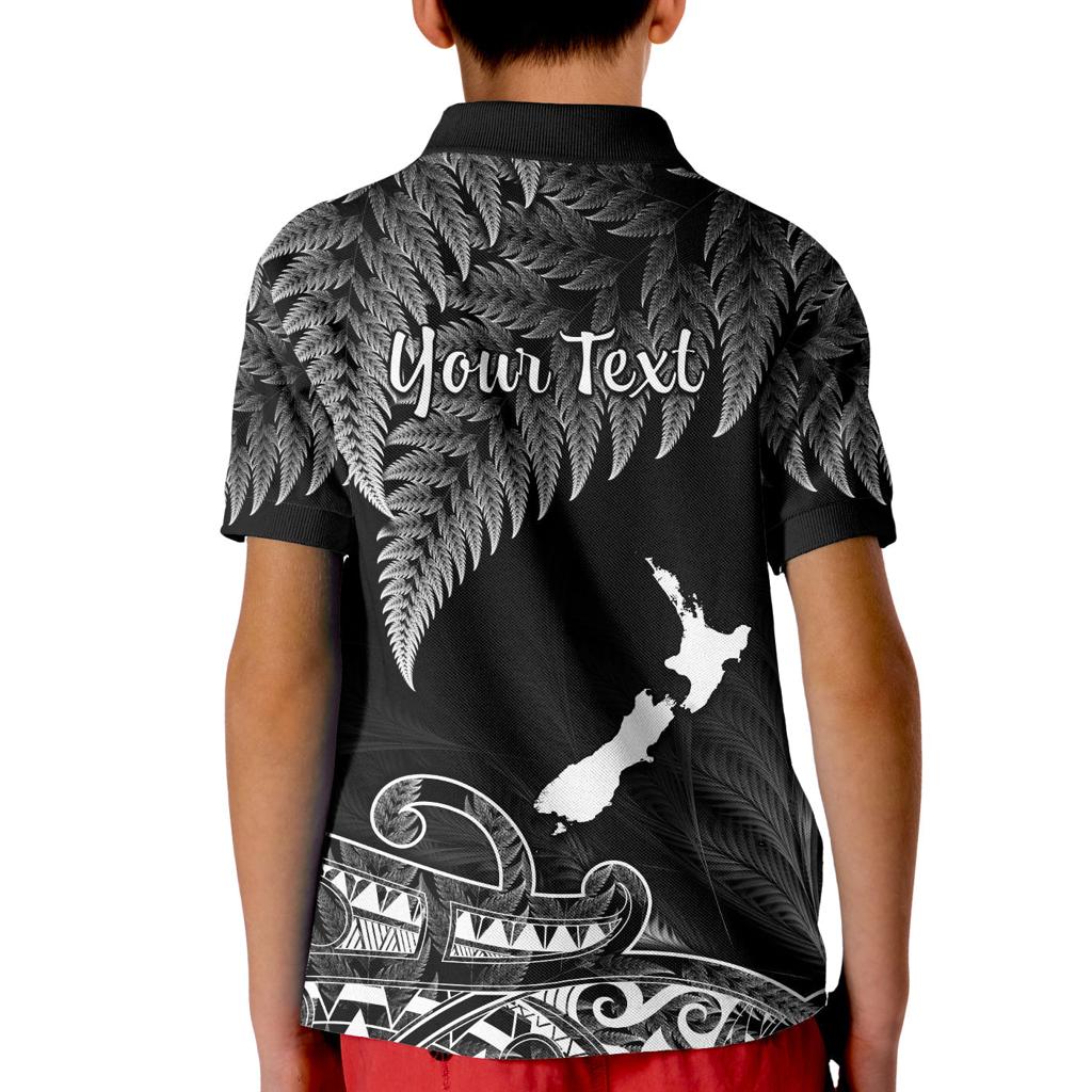custom-personalised-new-zealand-silver-fern-polo-shirt-kid-aotearoa-map-maori