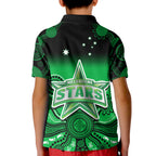 stars-cricket-polo-shirt-kid-melbourne-team-green-gradient-aboriginal-art