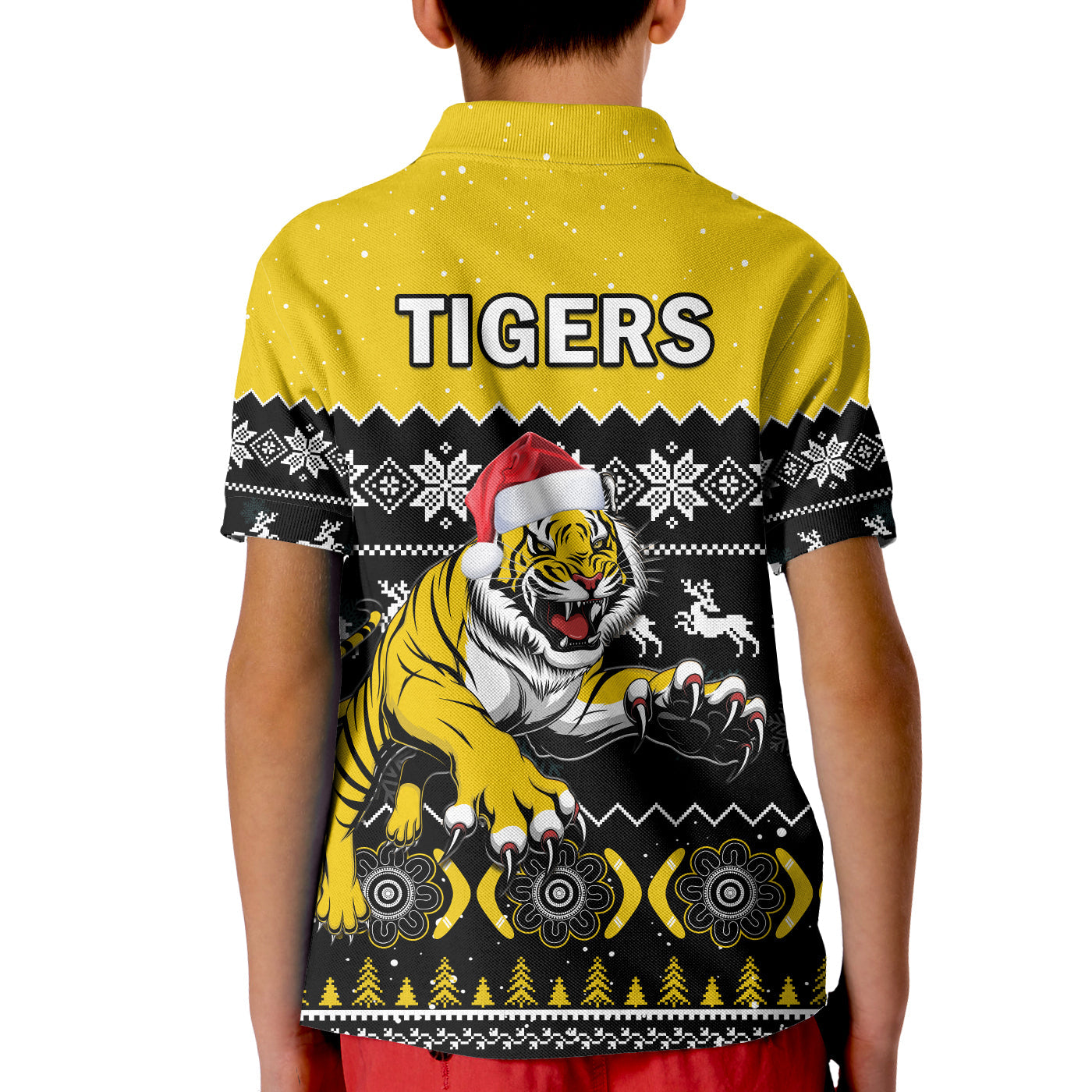 richmond-football-polo-shirt-tigers-indigenous-merry-christmas