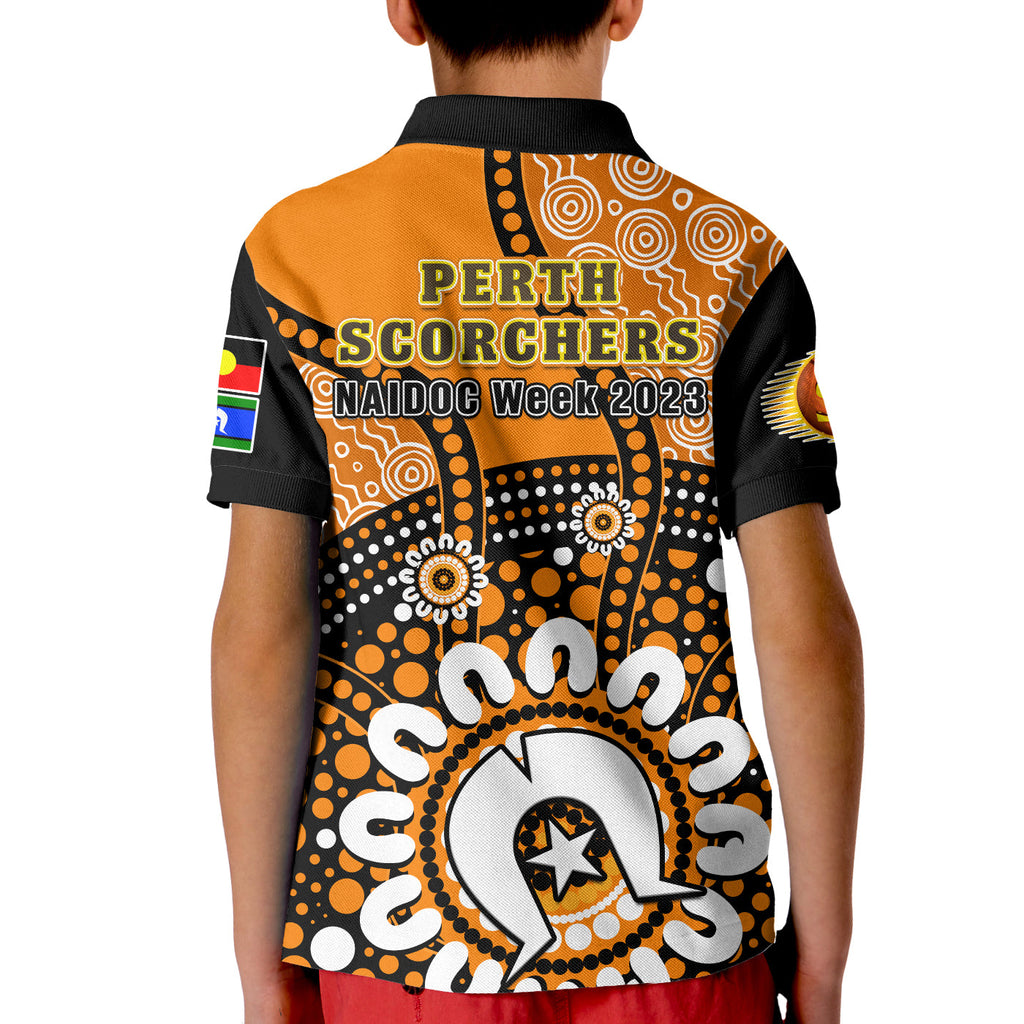 perth-scorchers-naidoc-2023-polo-shirt-kid-indigenous-for-our-elders