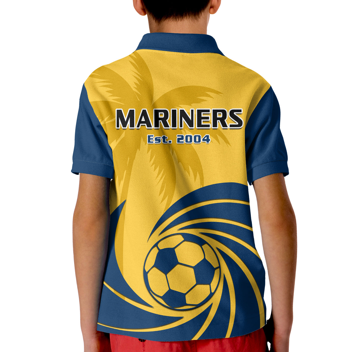 central-coast-football-polo-shirt-a-league-men-mariners-2004-palm-tree-simple-style
