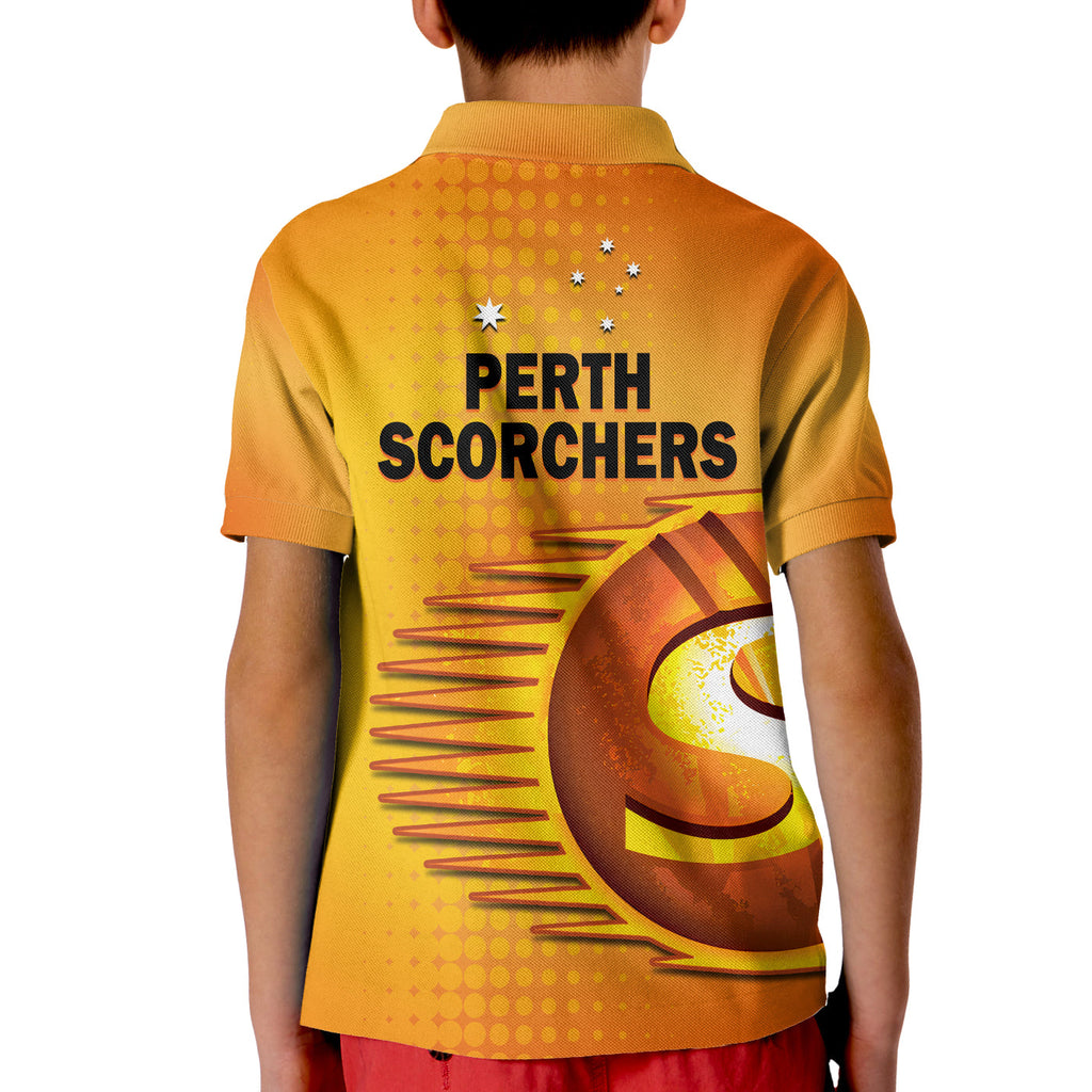 perth-scorchers-cricket-2023-polo-shirt-kid-simple-style