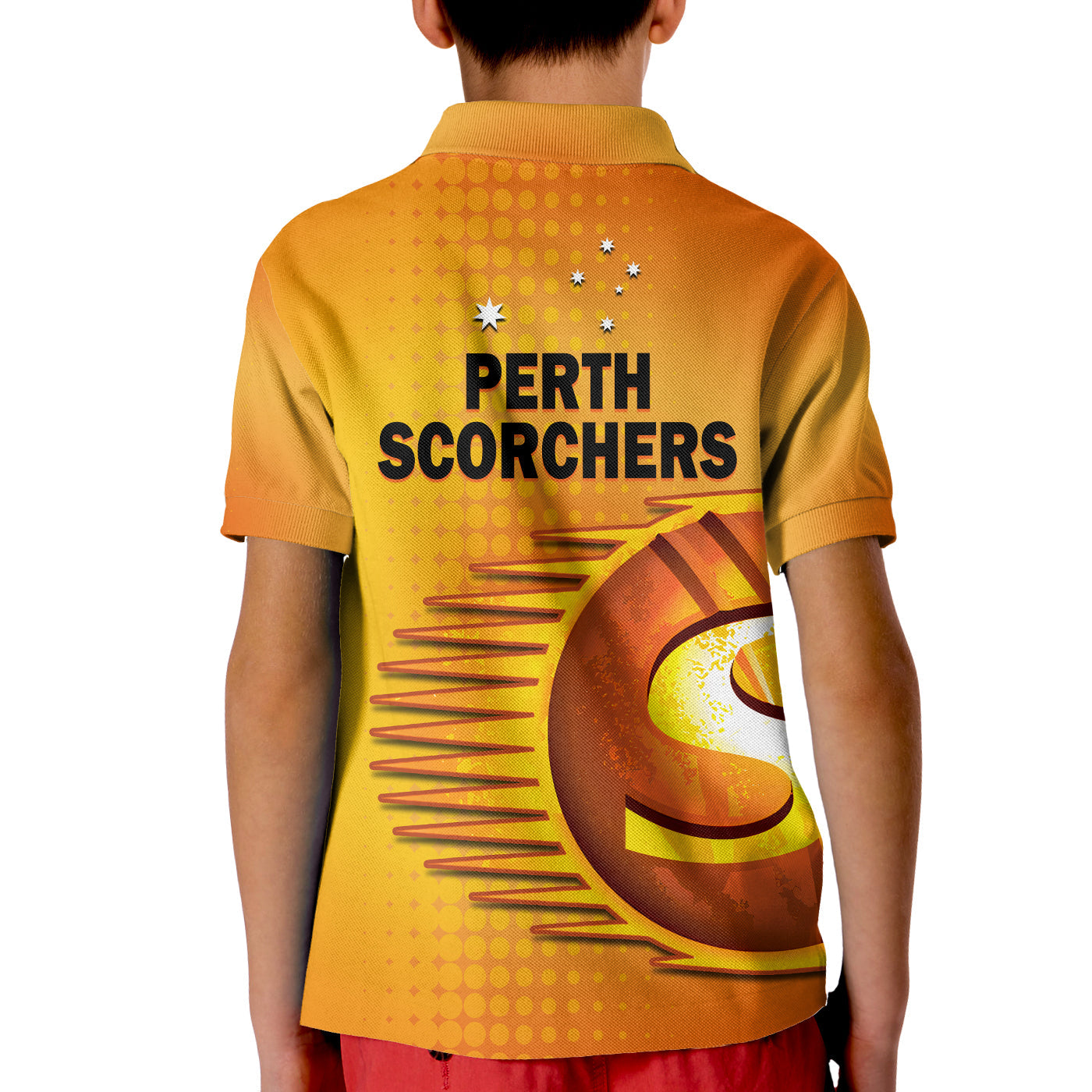 perth-scorchers-cricket-2023-polo-shirt-kid-simple-style