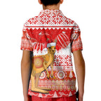 australia-polo-shirt-kangaroo-aboriginal-painting-merry-christmas