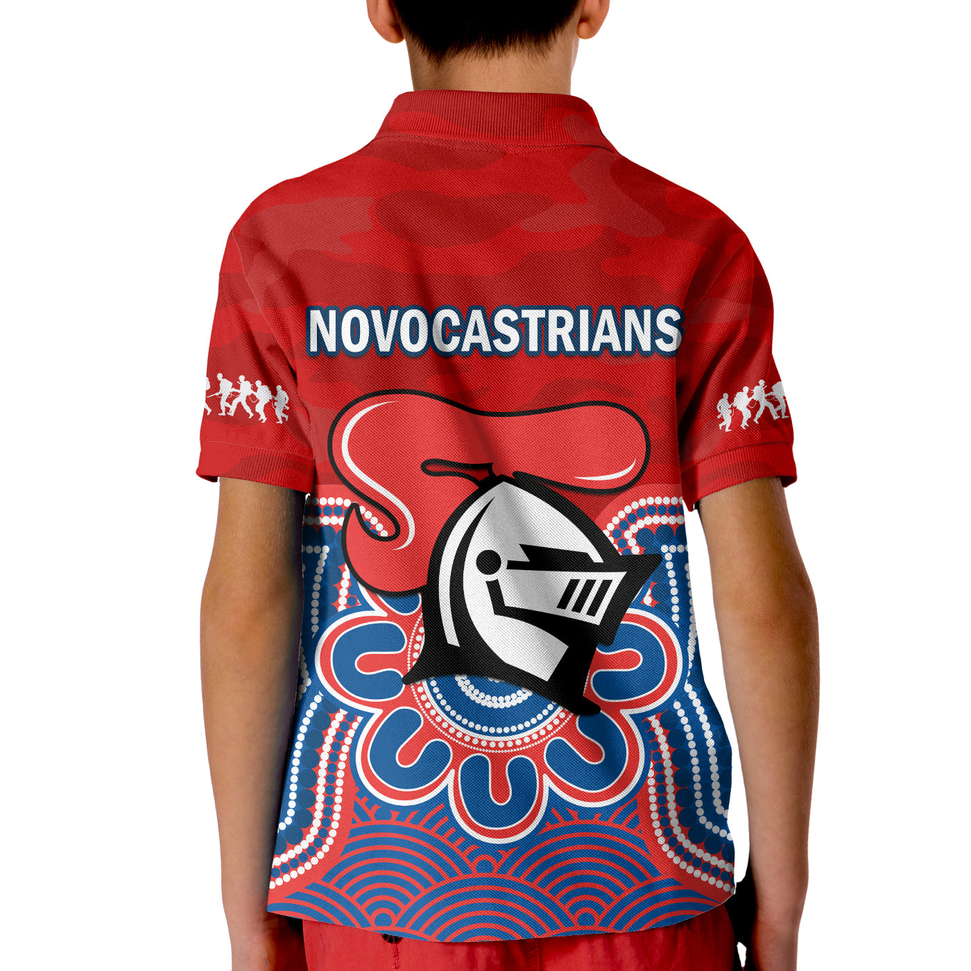 knights-anzac-2023-polo-shirt-kid-camouflage-poppy-mix-aboriginal