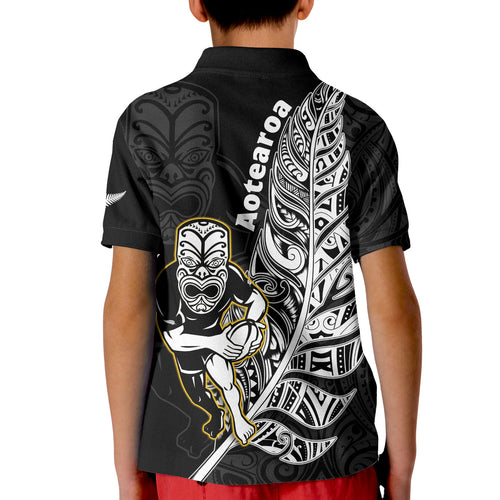 new-zealand-silver-fern-rugby-polo-shirt-kid-all-black-maori-version-black