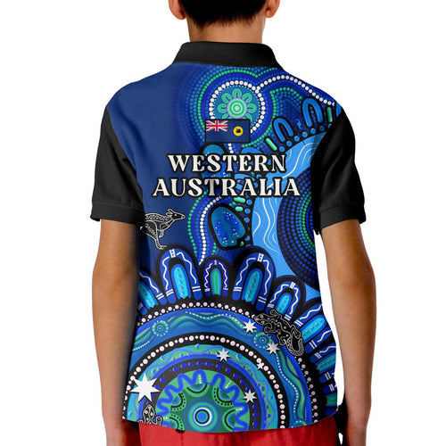 western-australia-state-polo-shirt-kid-wa-aussie-indigenous-art