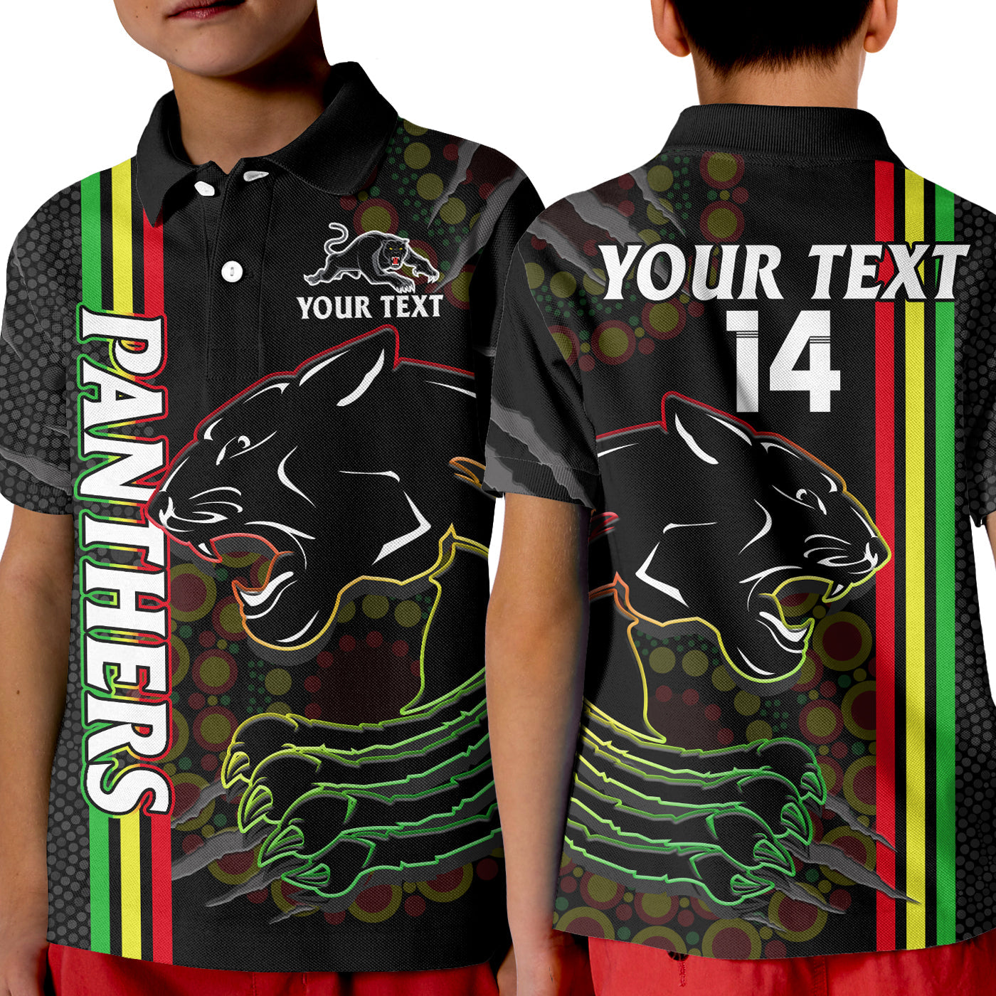 custom-text-and-number-penrith-panthers-rugby-polo-shirt-the-mountain-men-aboriginal-art-dynamic