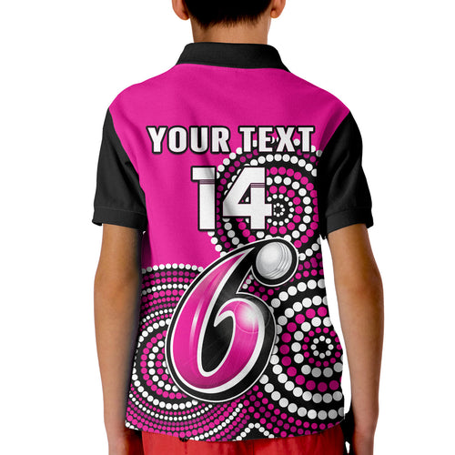 custom-text-and-number-sydney-sixers-cricket-polo-shirt-kid-champions-bbl12-proud-indigenous-art