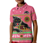custom-personalised-panthers-christmas-polo-shirt-aboriginal-pattern-penrith-pink-version