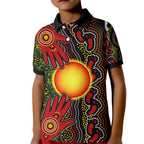 custom-text-and-number-aboriginal-dot-painting-polo-shirt-kid-go-to-touch-the-sun
