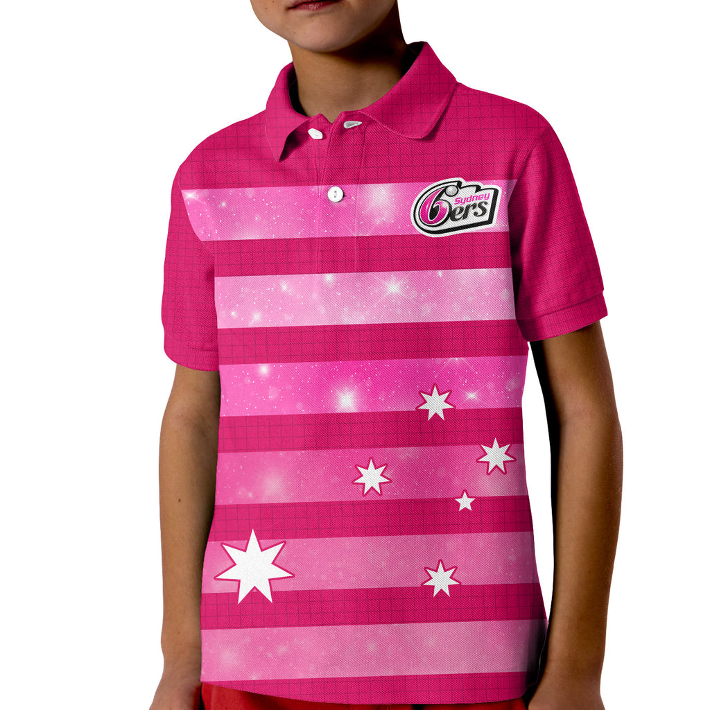 sydney-sixers-cricket-polo-shirt-galaxy-star-simple-ver01