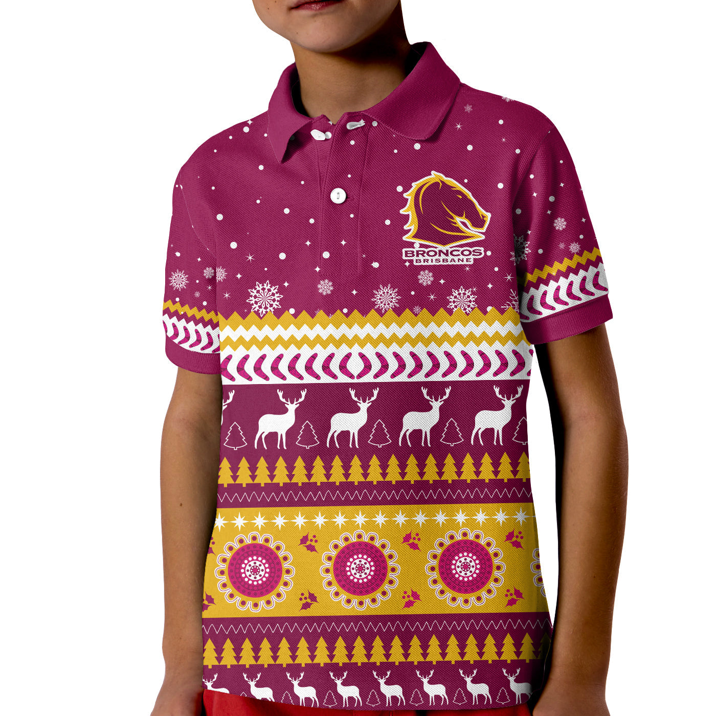 custom-personalised-broncos-aboriginal-polo-shirt-christmas-brisbane
