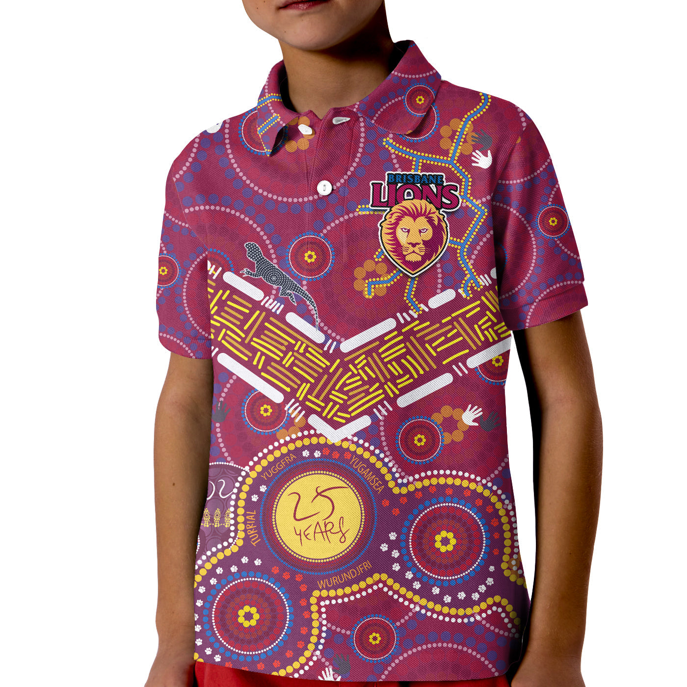 custom-text-and-number-brisbane-football-polo-shirt-indigenous-pattern-go-lions-unique-version