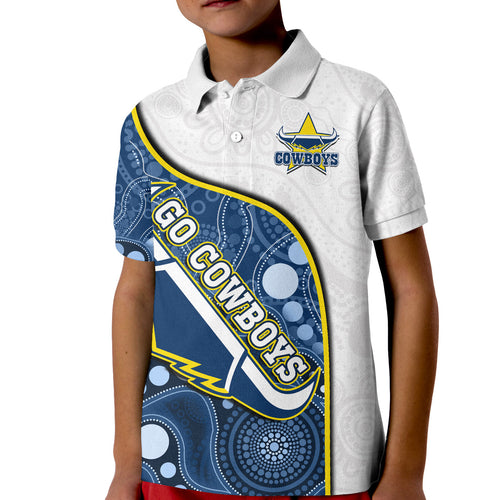cowboys-rugby-polo-shirt-kid-indigenous-pattern-2022-premiers-sporty-style