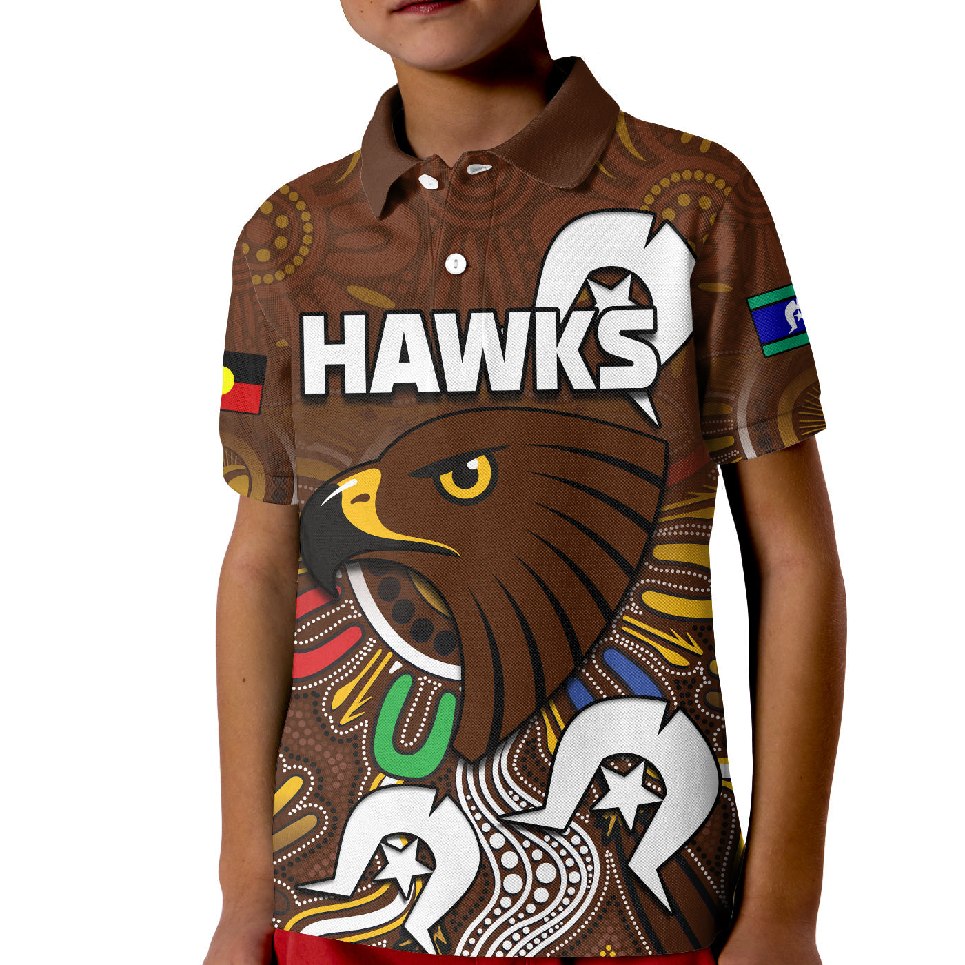 custom-personalised-hawks-naidoc-week-polo-shirt-kid-hawthorn-football-aboriginal