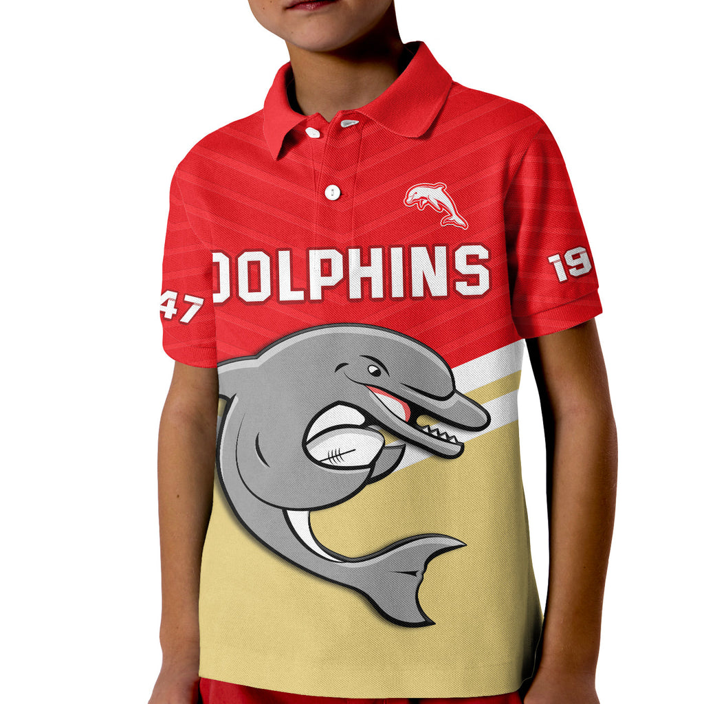 dolphins-rugby-polo-shirt-sporty-style-ver01