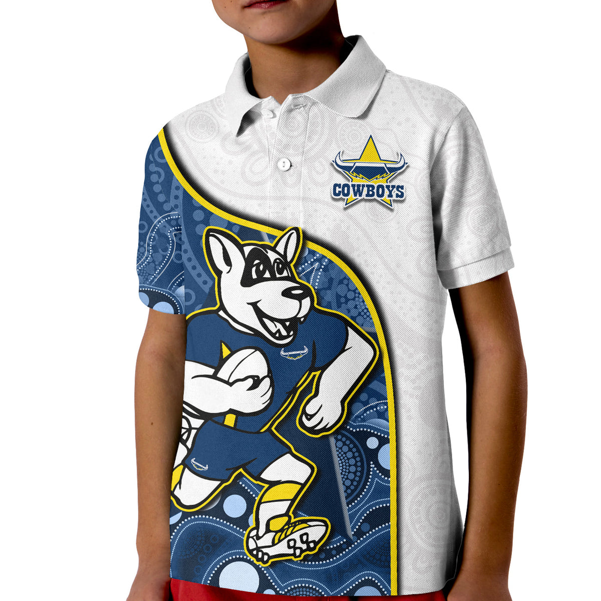 cowboys-rugby-polo-shirt-kid-macost-indigenous-pattern-2022-premiers