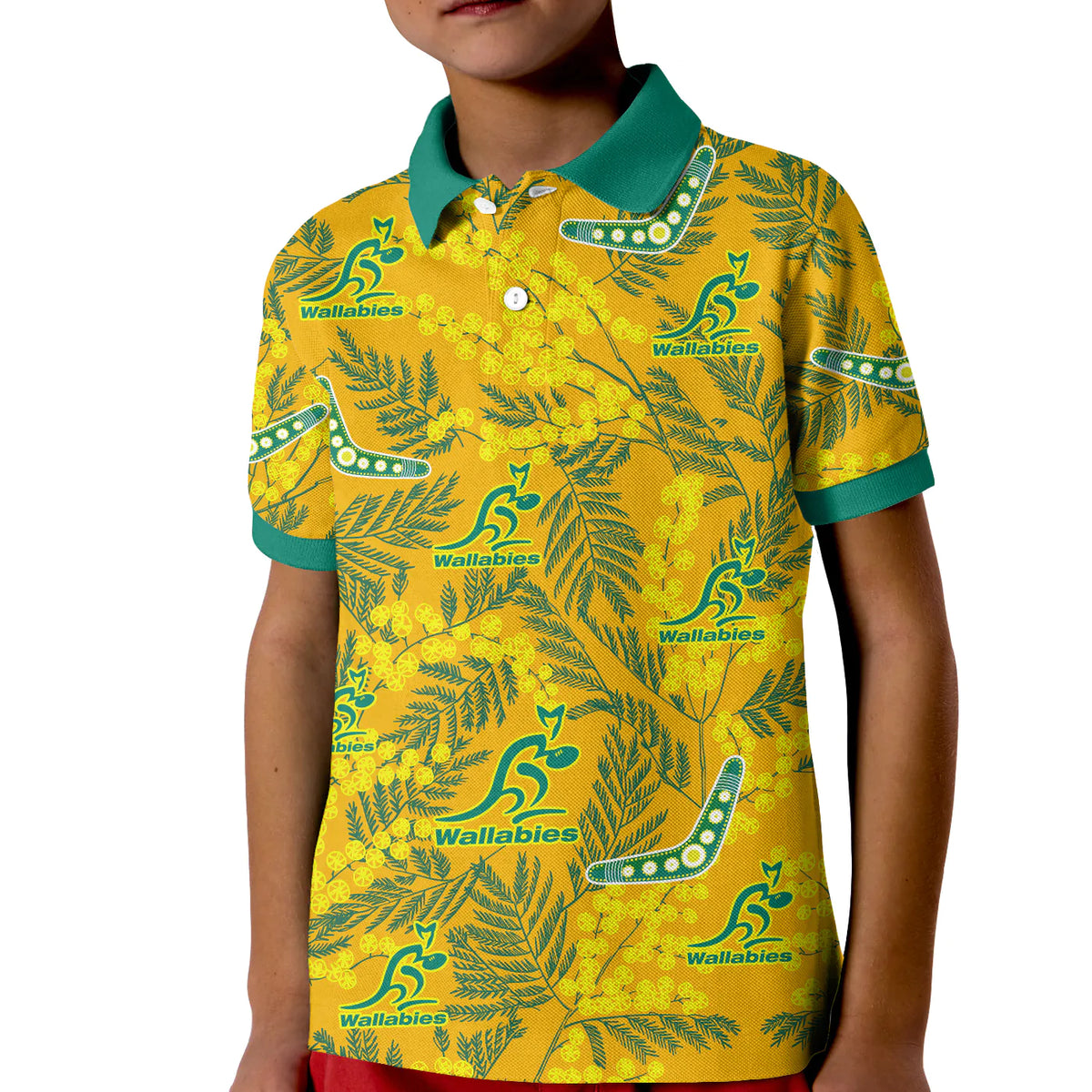 wallabies-rugby-polo-shirt-kid-golden-wattle-aboriginal-boomerang-style-hawaii