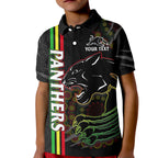 custom-text-and-number-penrith-panthers-rugby-polo-shirt-kid-the-mountain-men-aboriginal-art-dynamic