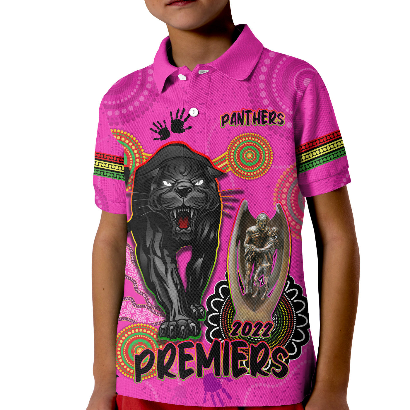 panthers-polo-shirt-aboriginal-premiers-2022-we-are-the-champions-with-trophy