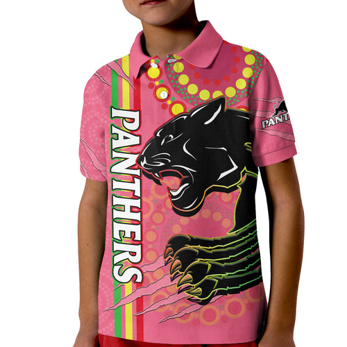 custom-text-and-number-panthers-rugby-polo-shirt-the-mountain-men-aboriginal-art-dynamic-pink-version