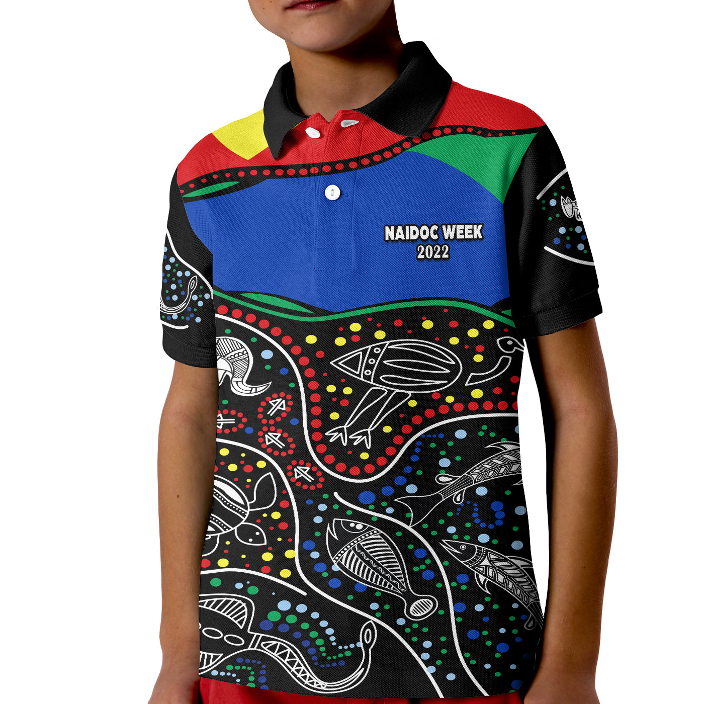 custom-personalised-naidoc-week-2022-polo-shirt-national-aborigines-and-torres-strait-islander-animals-aboriginal